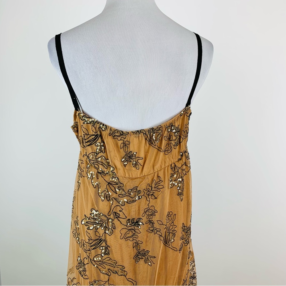 Anthropologie Bloggers Favorite Sequin Tulle Maxi Dress Small - Picture 11 of 14